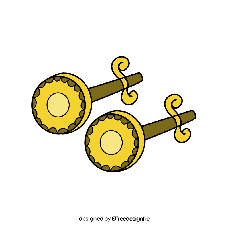 Stud earring clipart