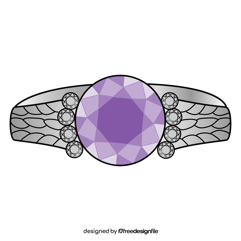 Birthstone ring clipart