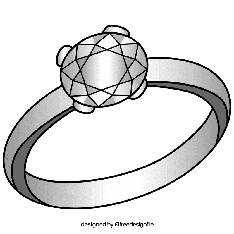 Engagement ring clipart
