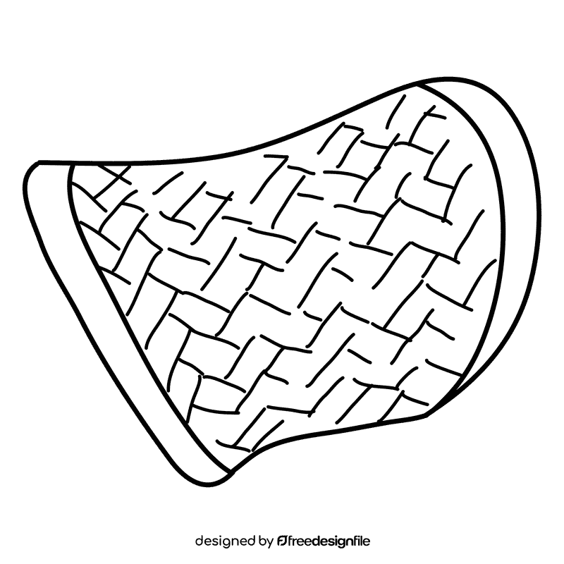 Thumb ring black and white clipart