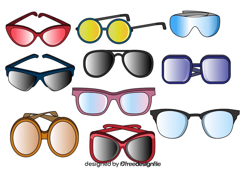 Sunglasses vector