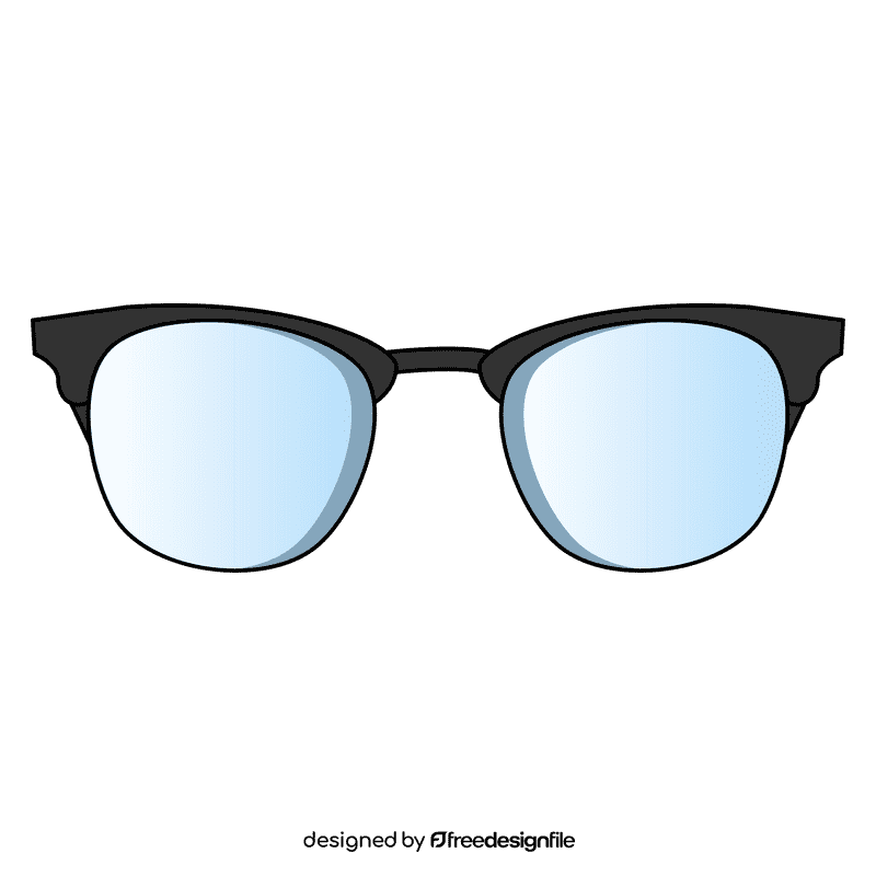 Clubmaster sunglass clipart