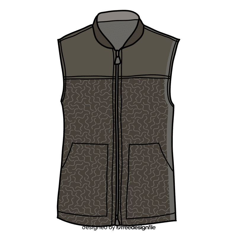Gilet vest clipart