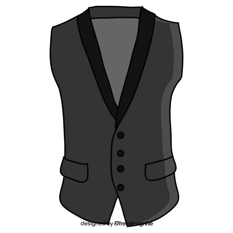 Tuxedo vest clipart