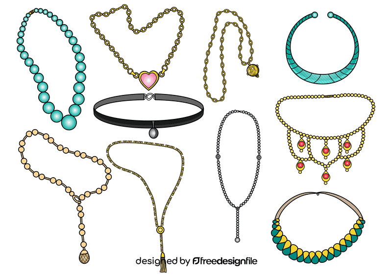 Necklace vector