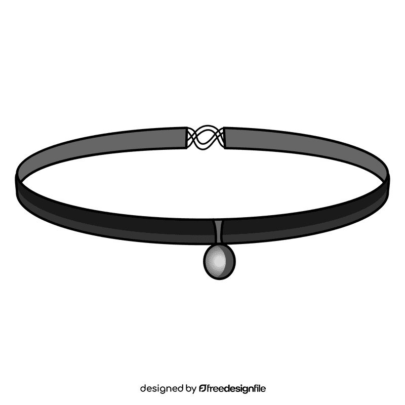 Choker necklace clipart