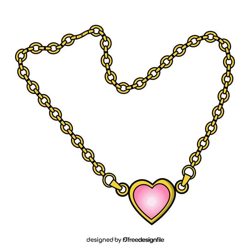 Pendant necklace clipart