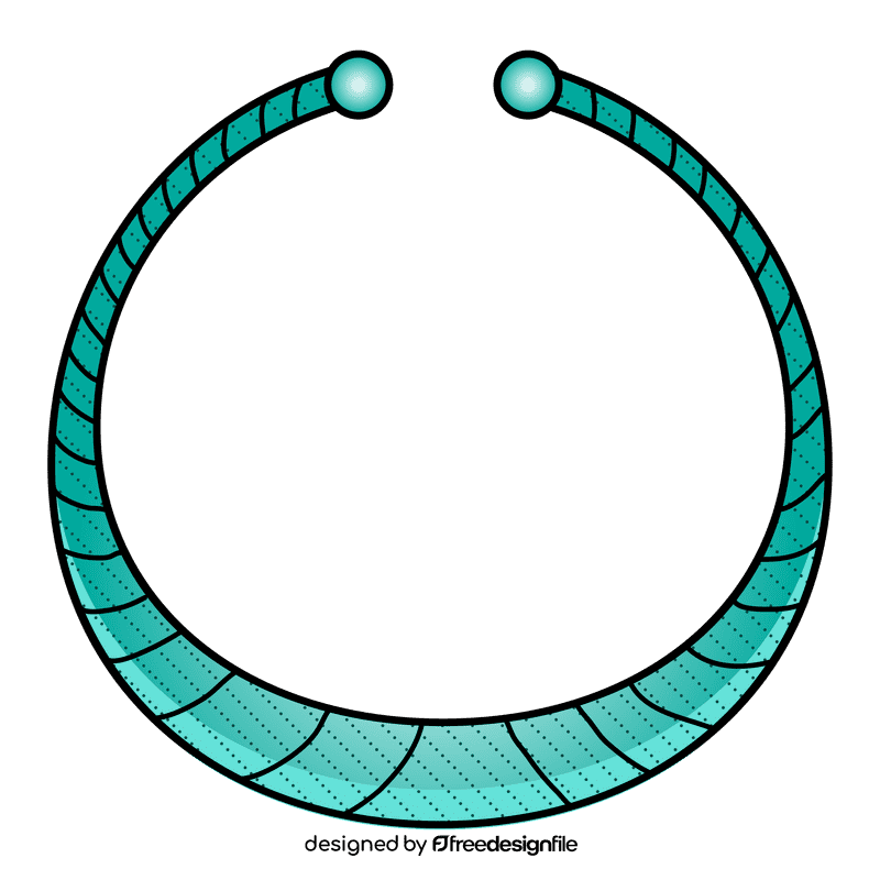 Torque necklace clipart