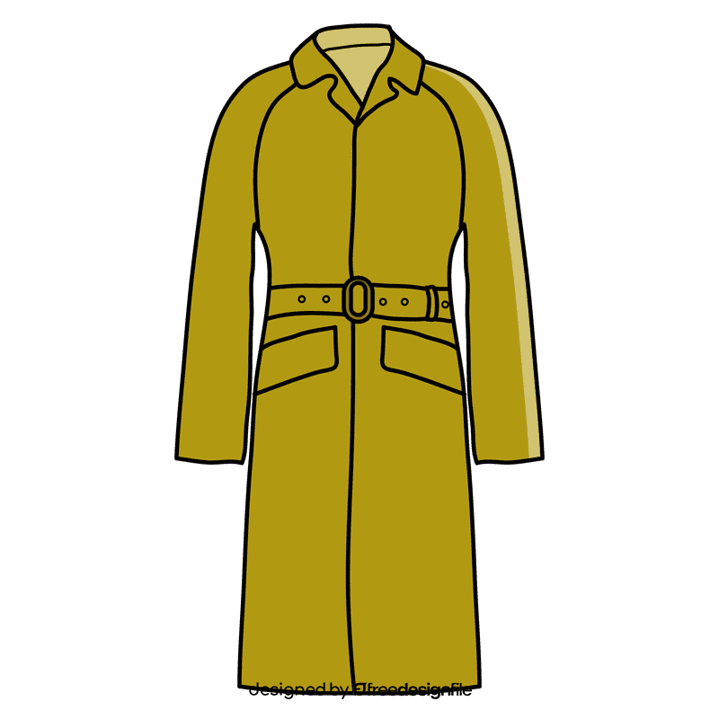 Mackintosh raincoat clipart
