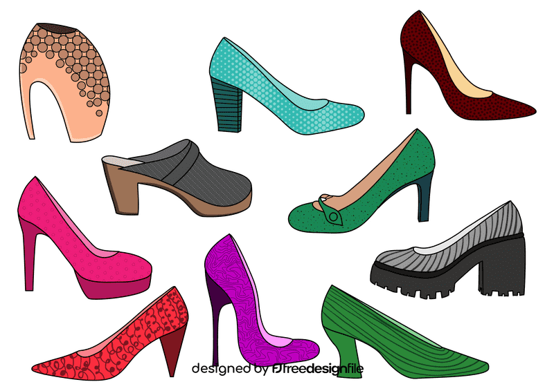 Heels vector