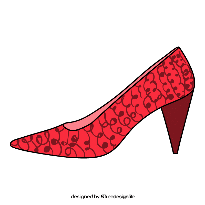 Cone heel clipart