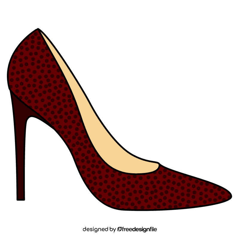 Scarpin heel clipart