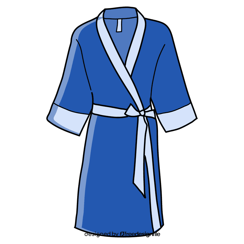 Long robe pajama clipart