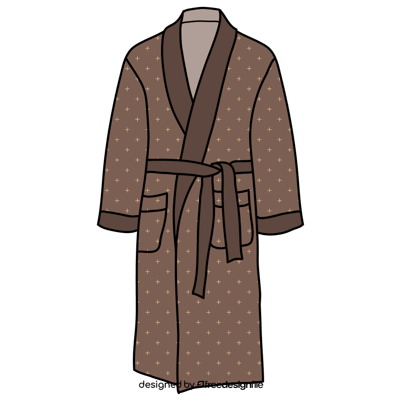 Long robe pajama clipart