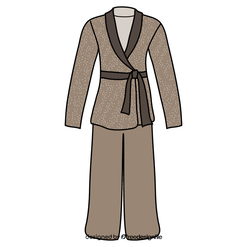 Robe pajama clipart