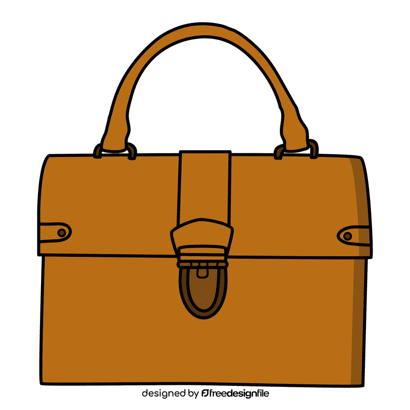 Satchel purse clipart