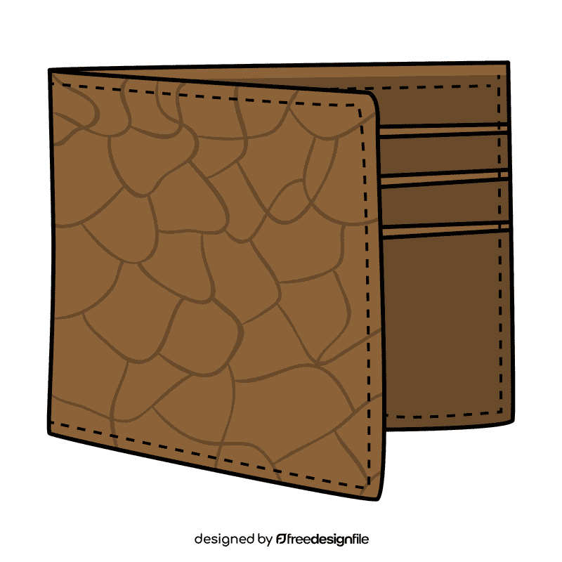 Bifold wallet clipart
