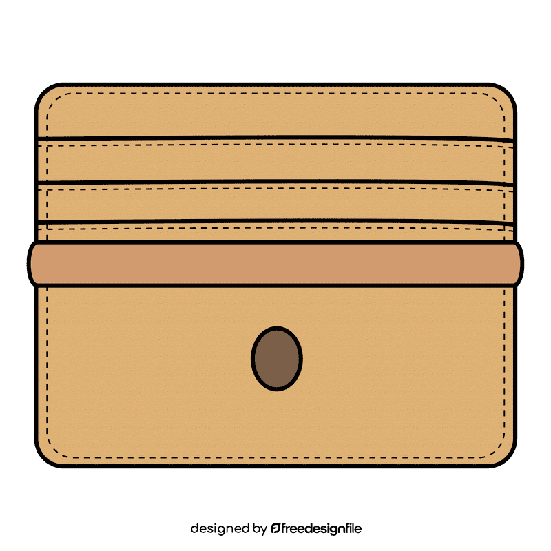 Credit card wallet clipart