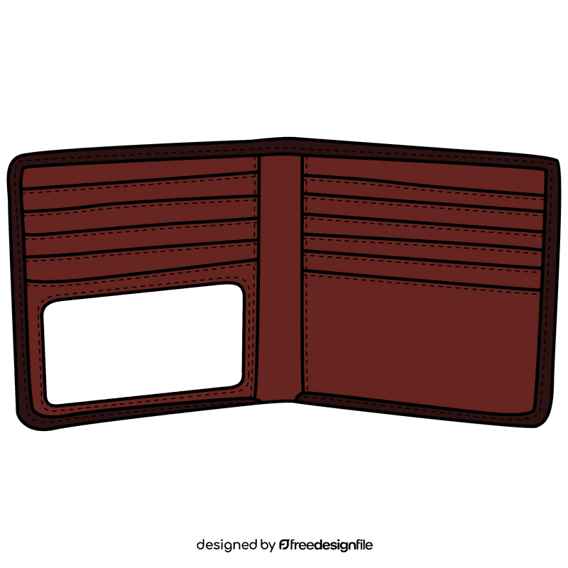 Hipster wallet clipart