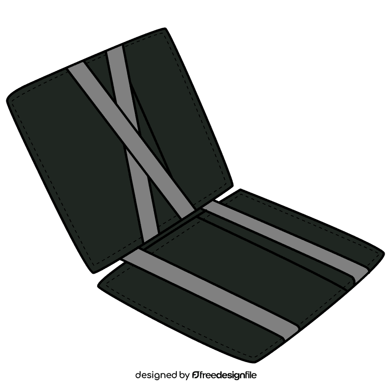 Magical wallet clipart