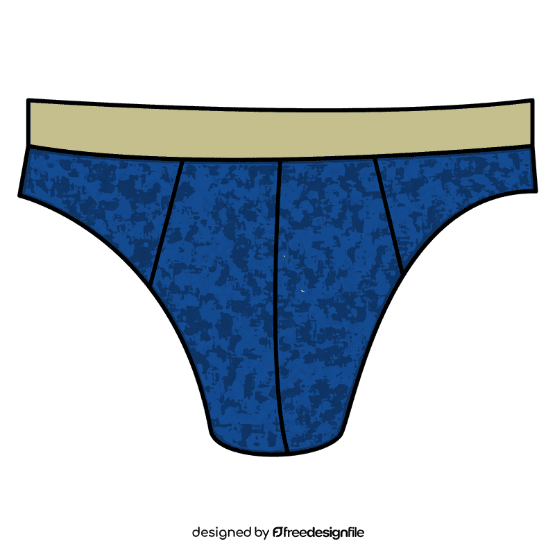 Low rise brief clipart