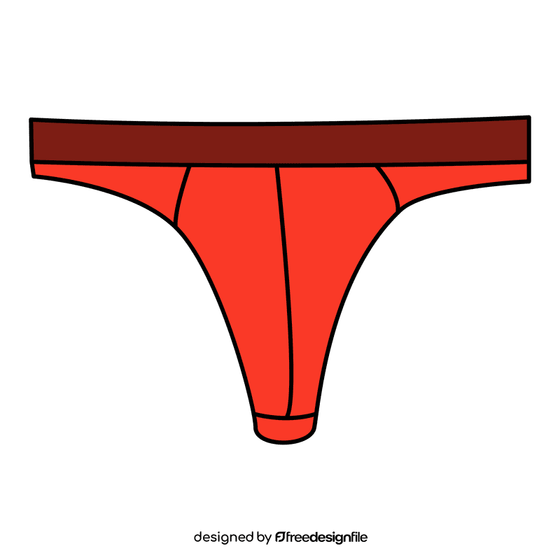 Thong brief clipart