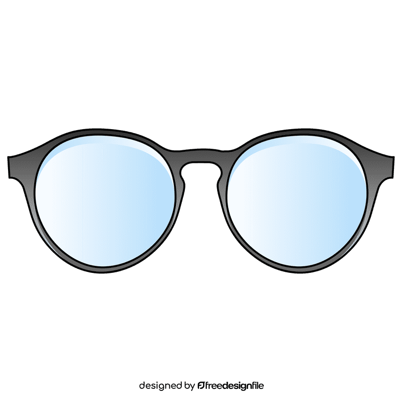 Geeky nerd glasses clipart