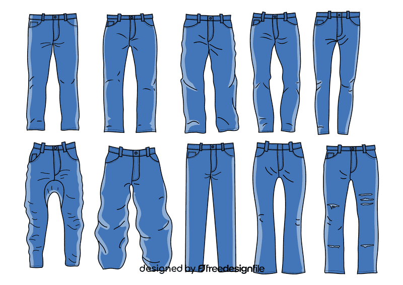 Jeans vector
