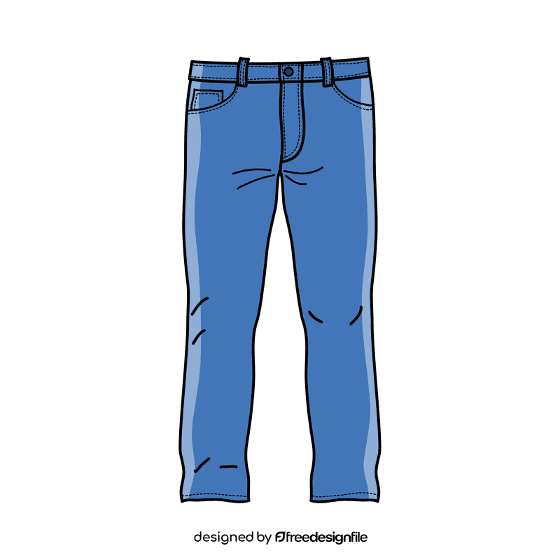 Regular jeans clipart