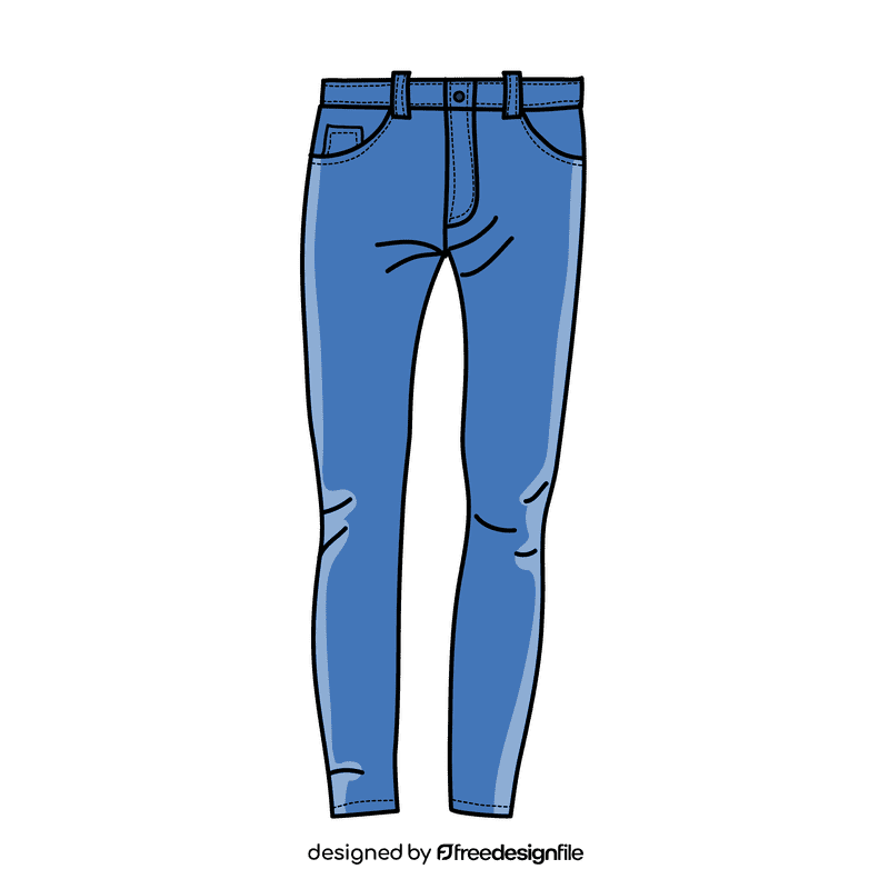 Skinny jeans clipart