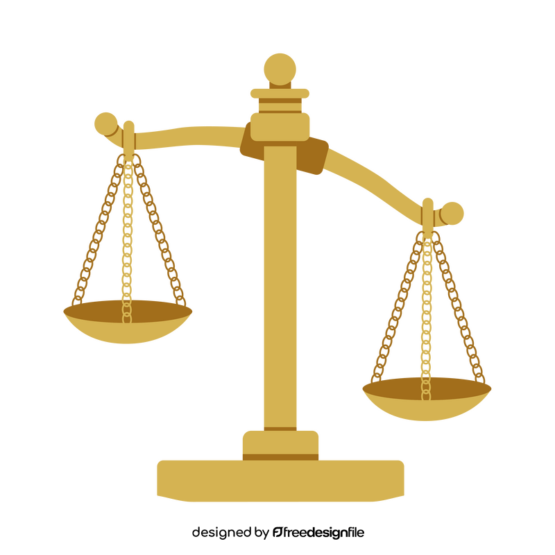 Scales of justice clipart