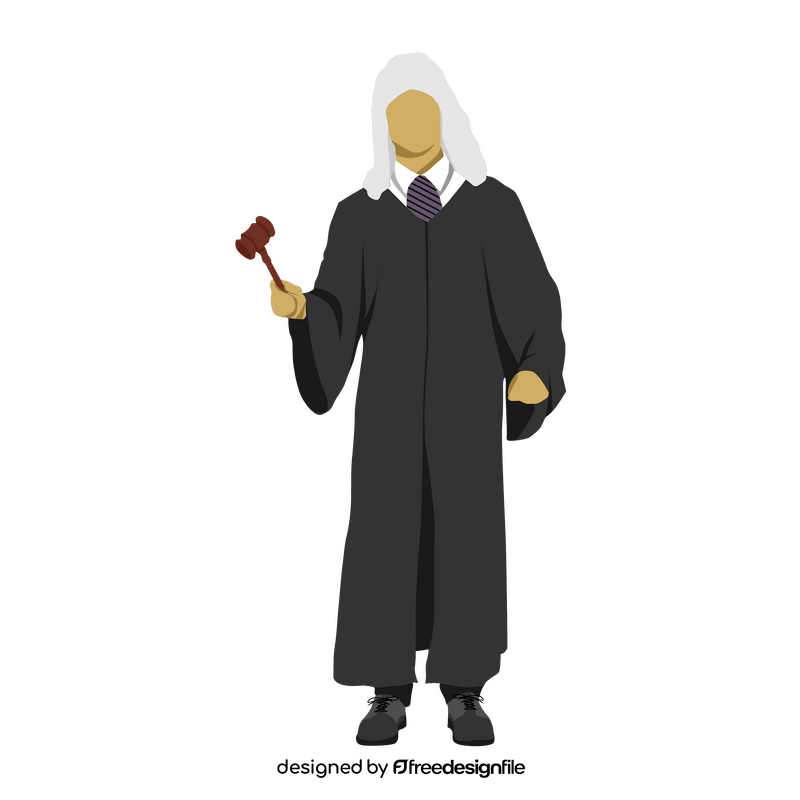 Lawyer, judge clipart