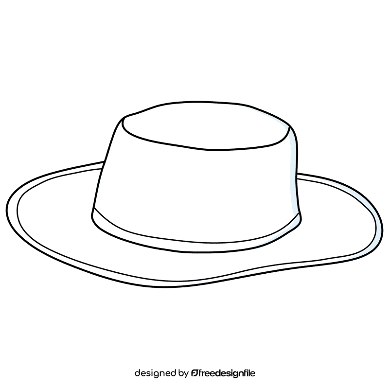 White cricket sunhat clipart