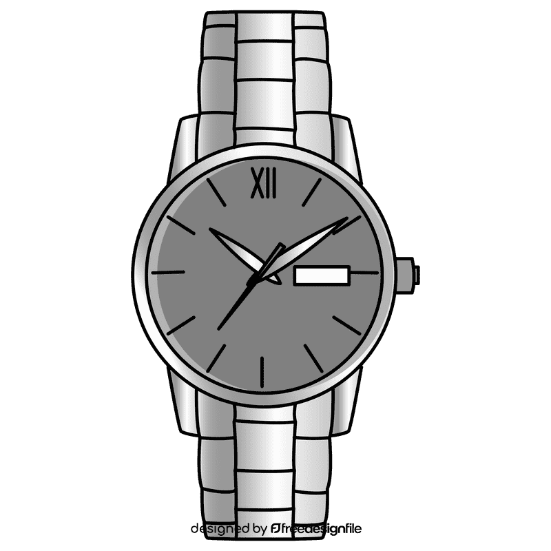 Automatic watch clipart