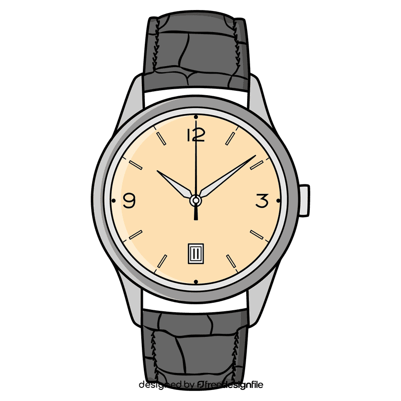Dress watch clipart