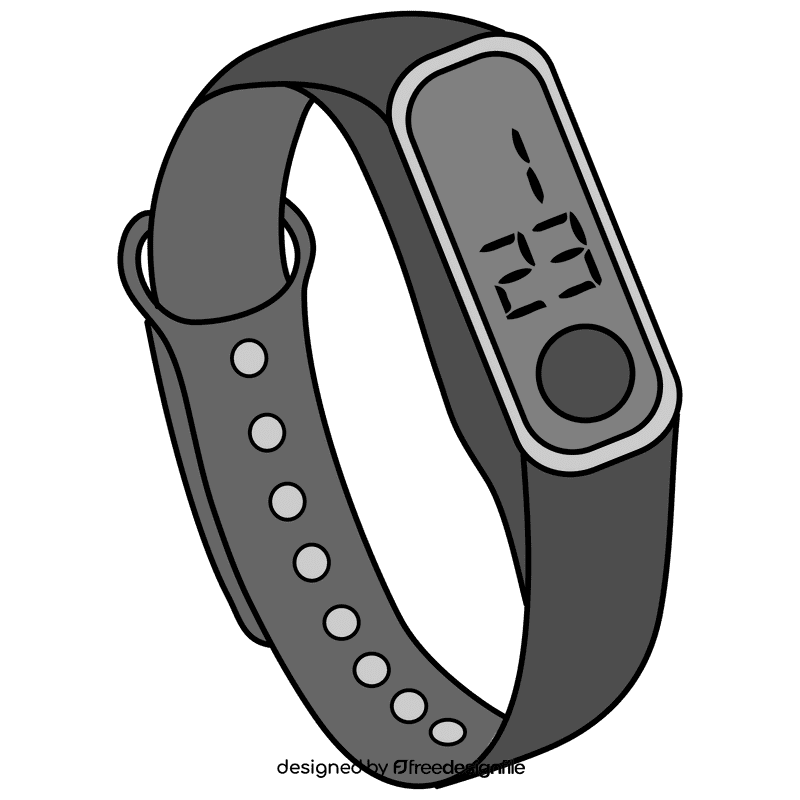 LED digital watchs clipart
