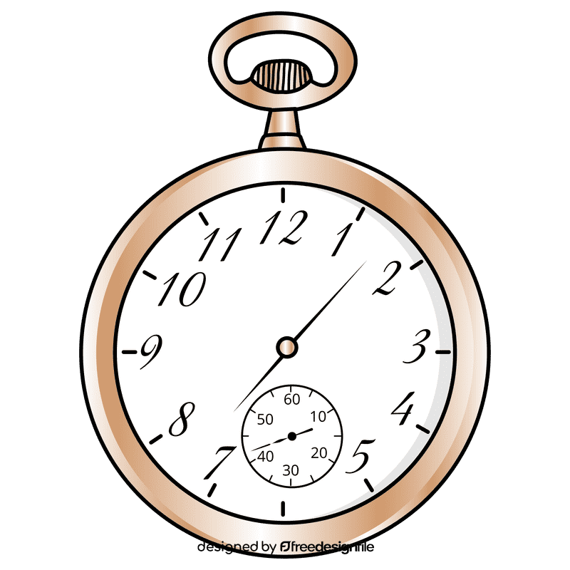 Pocket watch clipart