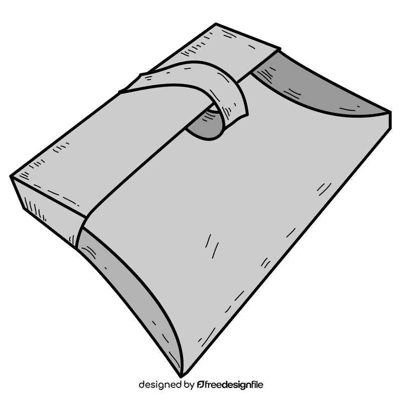 Grey dustpan clipart