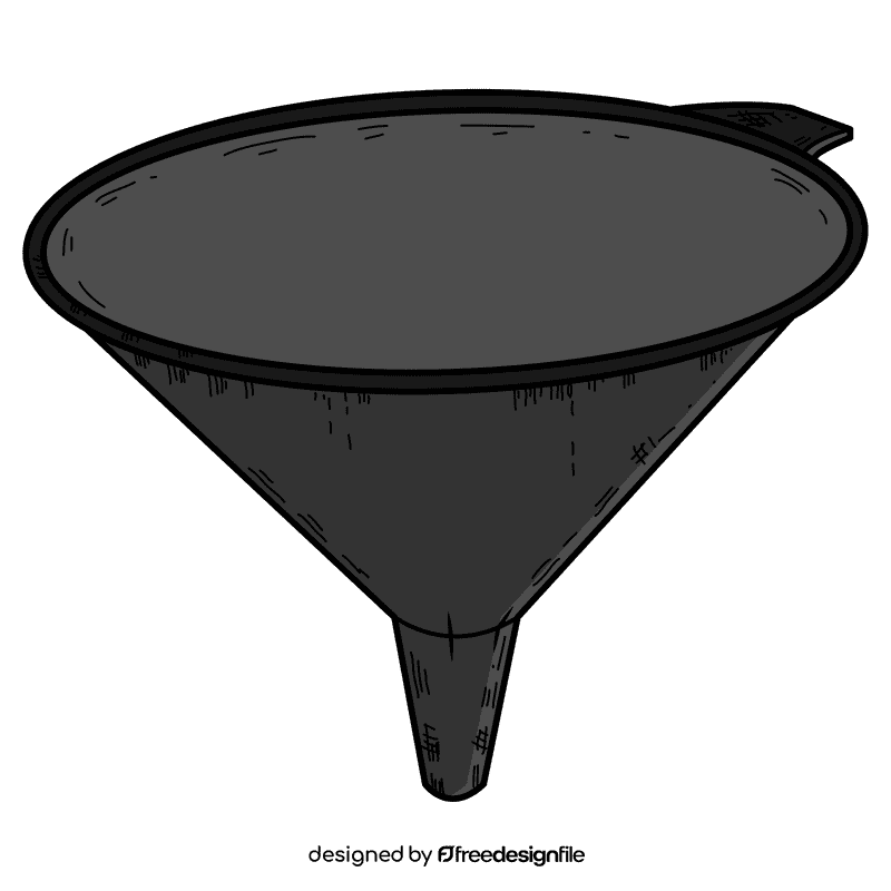 Heavy duty funnel clipart