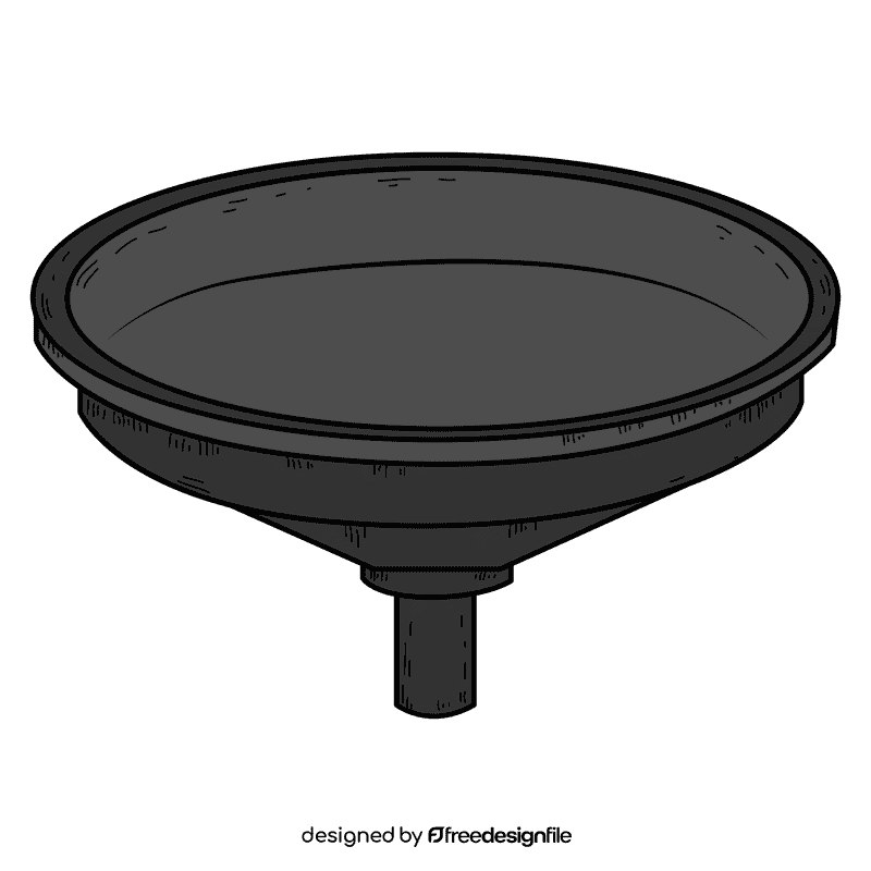 Oil funnel clipart