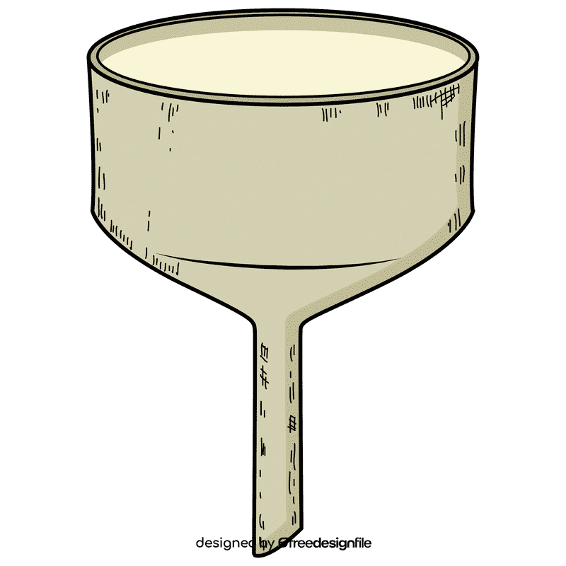 Porcelain funnel clipart