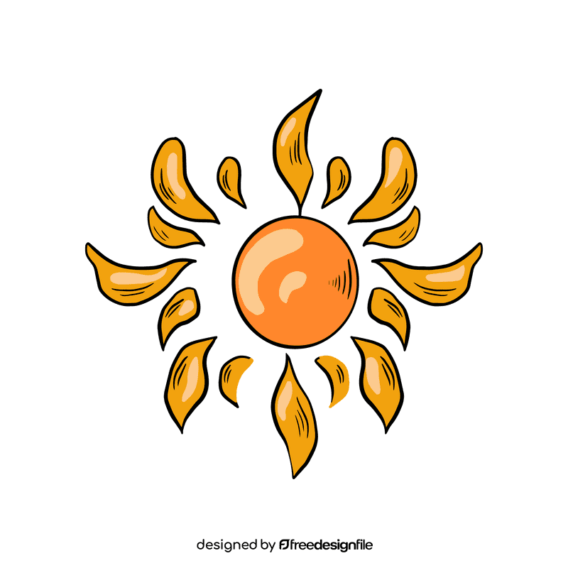 Climate sunny day clipart