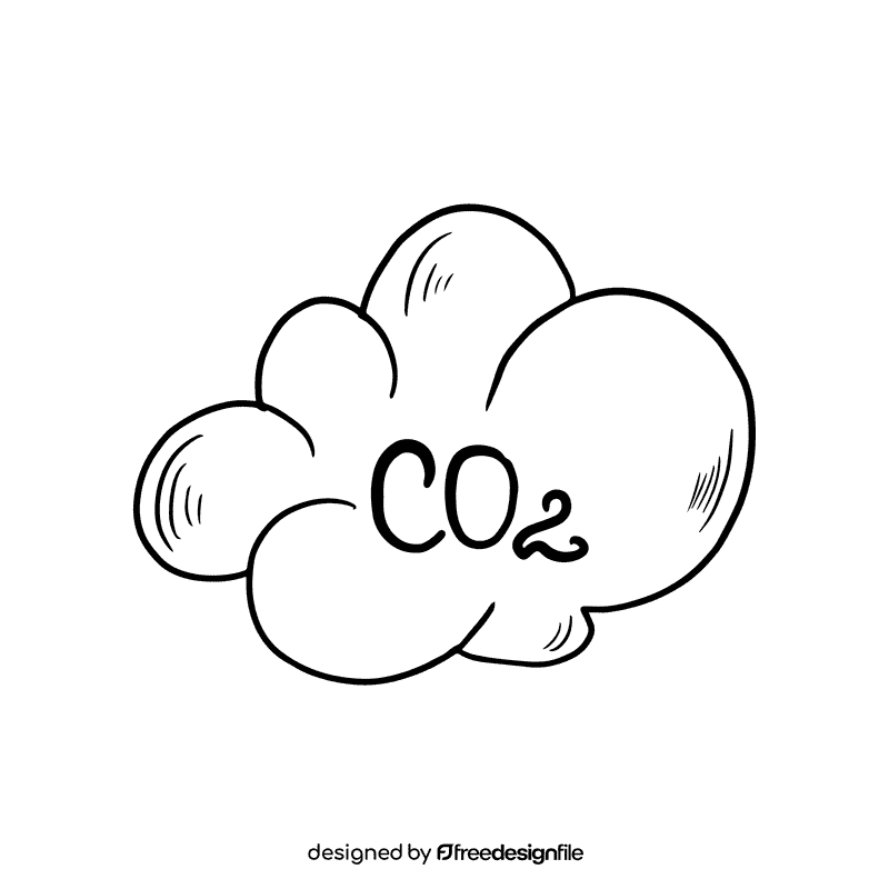 Climate black and white clipart