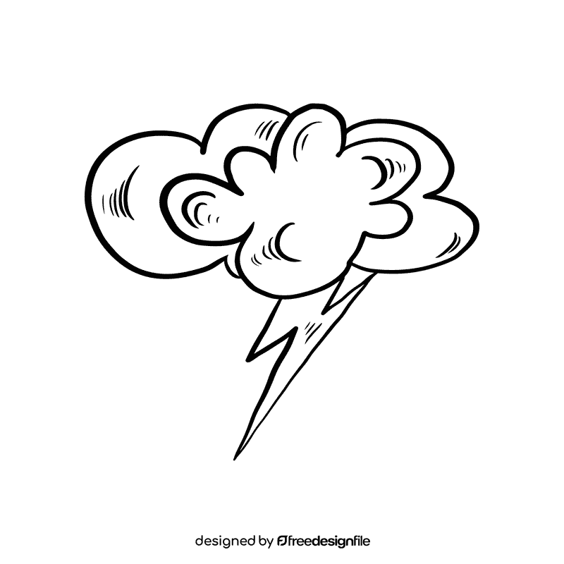 Climate black and white clipart