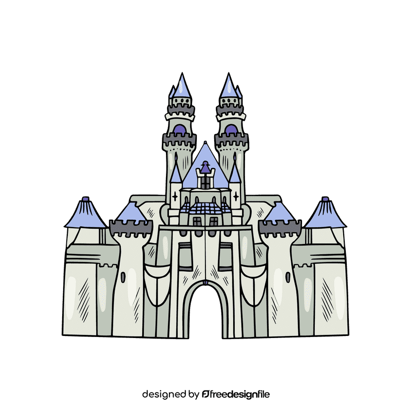 Disney castle clipart