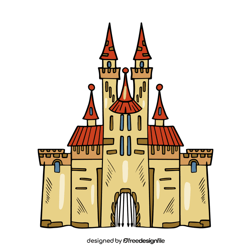 Disney castle clipart