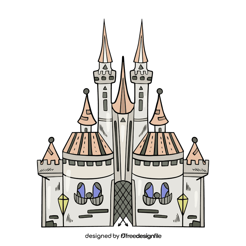 Disney castle clipart