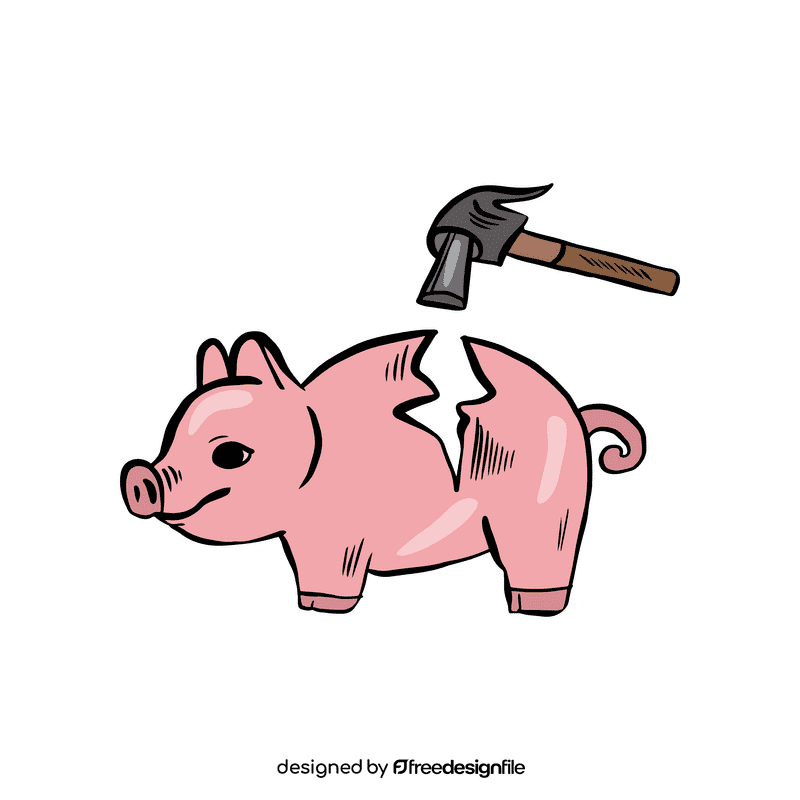 Piggy bank clipart