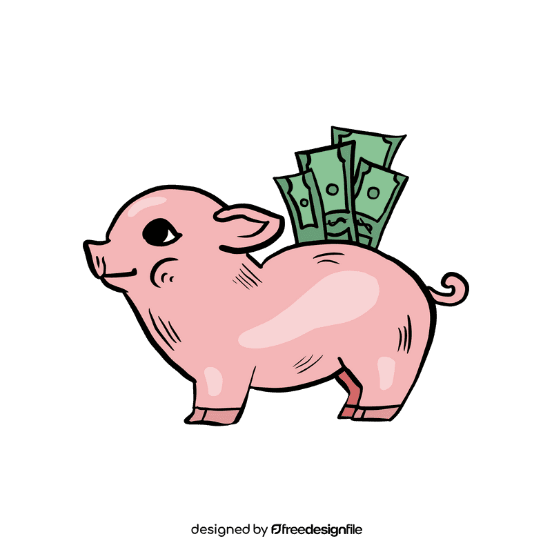 Piggy bank clipart
