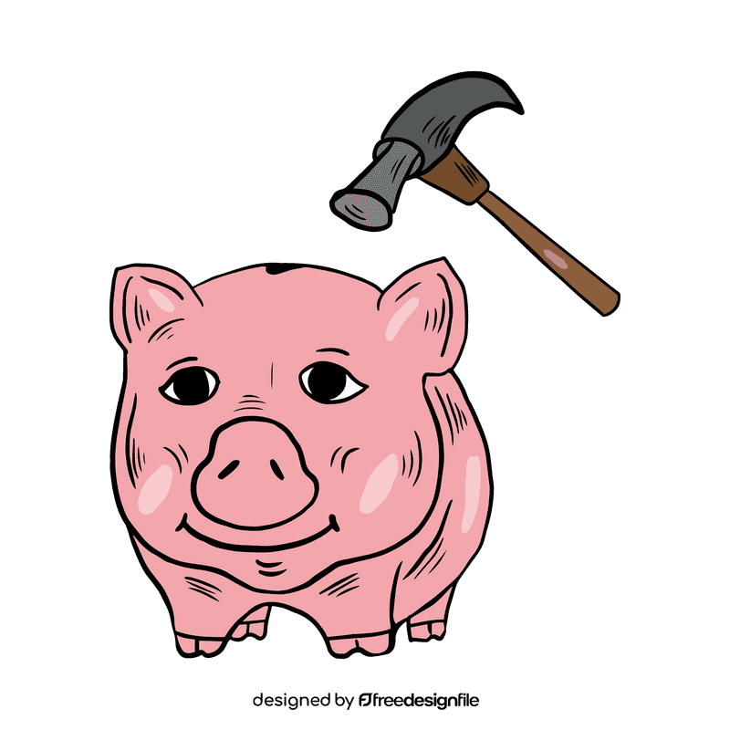 Piggy bank clipart